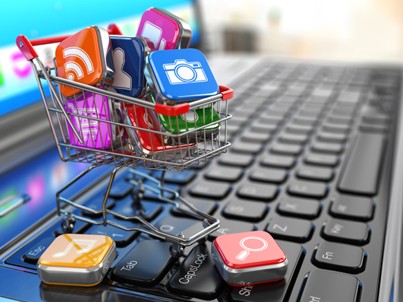 Teclado con botón de marketing digital, representa un plan de marketing digital para PyMEs